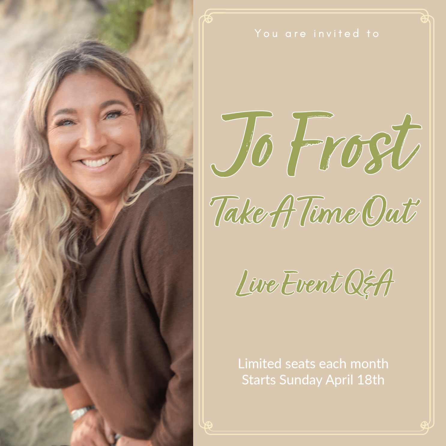 Live Events with Jo Frost